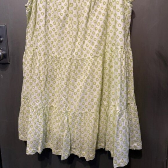 Retro Day Tripping in Eyelet Flower Fields Trapeze Dress - Picture 8 of 13